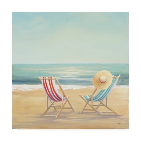 Julia Purinton 'The Simple Beach Life' Canvas Art,18x18